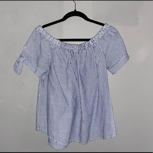 Blue and White striped top
